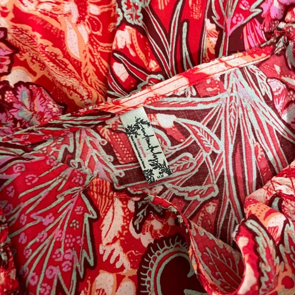 FREE PEOPLE Intimately Forever Yours Smocked Slip Dress Maxi Floral‎ Medium - Picture 13 of 16